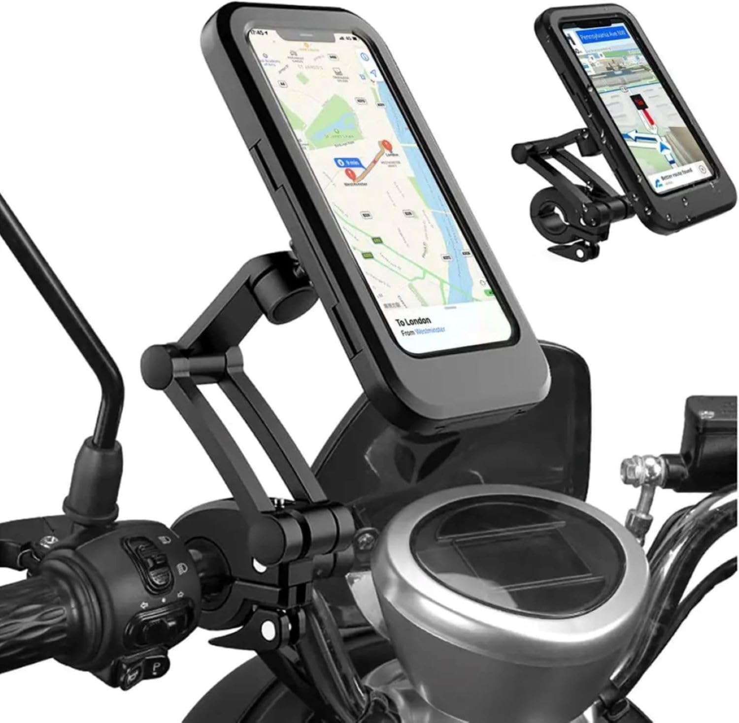 New Waterproof Bicycle & Motorcycle Phone Holder